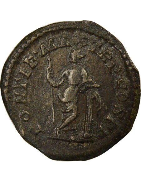 Rome Empire Macrin Securitas debout 1 denier Billon 217 R Rome