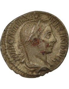 Rome Empire Alexandre Sévère Pax 1 denier Billon 227 R Rome 2