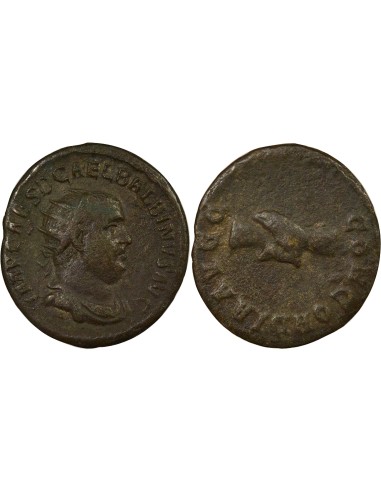 Rome Empire Balbin Poignée de Mains 1 denier Billon 238 R Rome