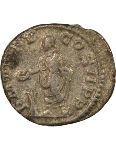 Rome Empire Alexandre Sévère Offrande de l'Empereur 1 denier Billon 226 R Rome