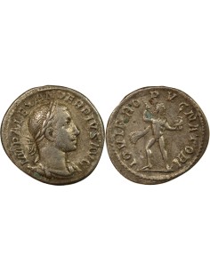 Rome Empire Alexandre Sévère Jupiter debout 1 denier Billon 231 R Rome