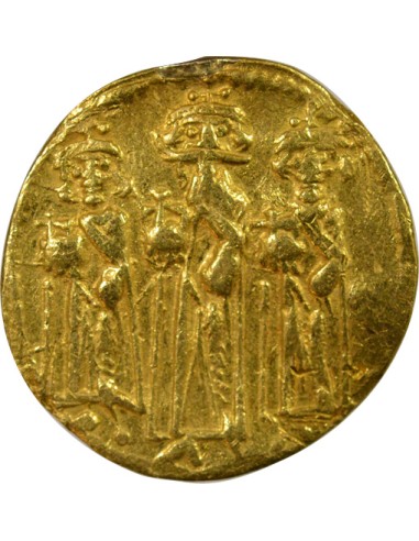 Empire Byzantin Héraclius 1 solidus Or 638-639 Constantinople