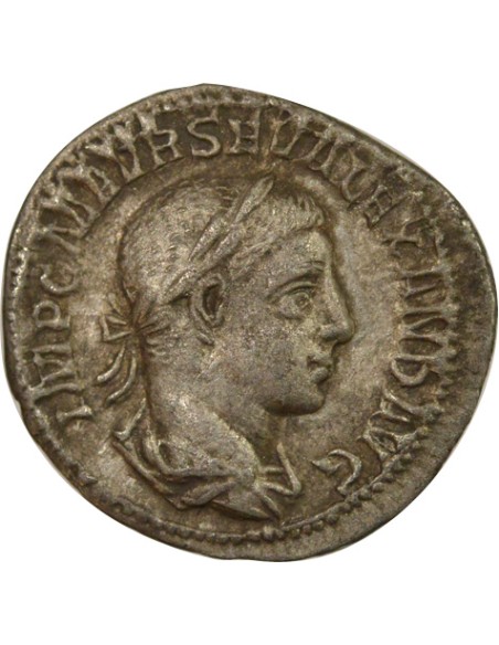 Rome Empire Alexandre Sévère Mars 1 denier Billon 223 R Rome