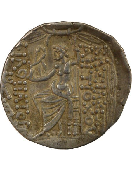 Grèce (Royaume Seleucide) Antiochos IX Zeus assis 1 tetradrachme Argent 96 / 95 Av JC Antioche