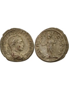 Rome Empire Alexandre Sévère Mars 1 denier Billon 223 R Rome