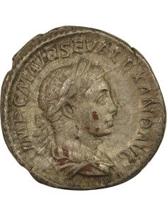 Rome Empire Alexandre Sévère Mars 1 denier Billon 223 R Rome 2