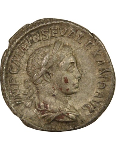 Rome Empire Alexandre Sévère Mars 1 denier Billon 223 R Rome