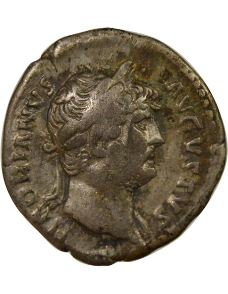 Rome Empire Hadrien Instruments Pontificaux 1 denier Argent 125/128 R Rome