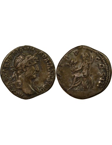Rome Empire Hadrien Roma assise 1 denier Argent 123 R Rome
