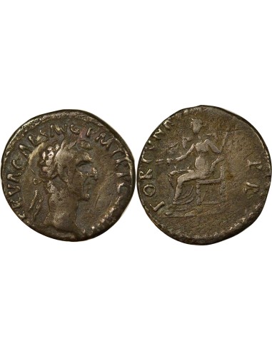 Rome Empire Nerva Fortuna Assise 1 denier Argent 97 R Rome