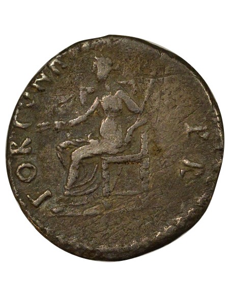 Rome Empire Nerva Fortuna Assise 1 denier Argent 97 R Rome