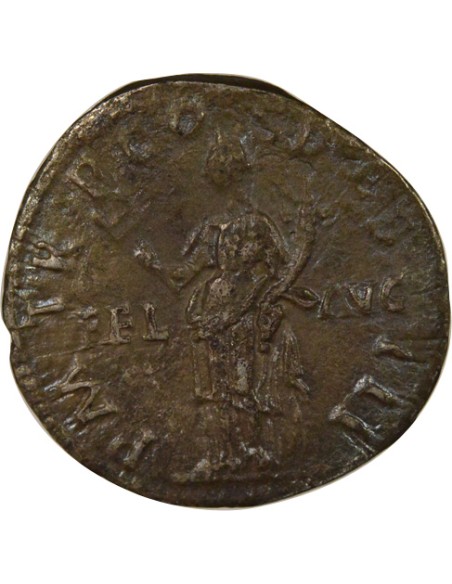 Rome Empire Hadrien Felicitas debout 1 denier Argent 118 R Rome