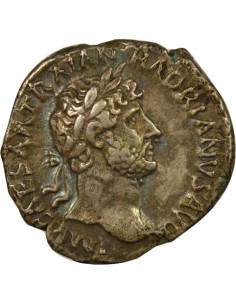 Rome Empire Hadrien Hilaritas 1 denier Argent 124 R Rome 2
