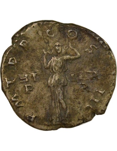Rome Empire Hadrien Hilaritas 1 denier Argent 124 R Rome