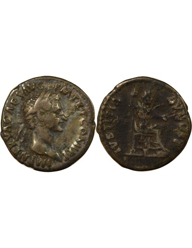 Rome Empire Nerva Justice assise 1 denier Argent 96 R Rome