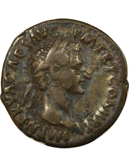 Rome Empire Nerva Justice assise 1 denier Argent 96 R Rome