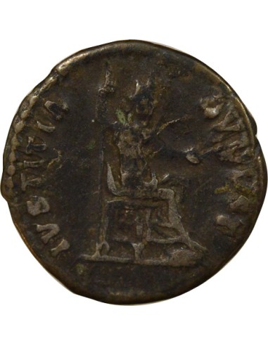 Rome Empire Nerva Justice assise 1 denier Argent 96 R Rome
