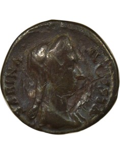 Rome Empire Sabine Concordia assise 1 denier Argent 129 R Rome 2