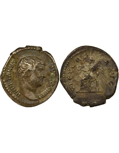 Rome Empire Hadrien Victoria assise 1 denier Argent 134 R Rome