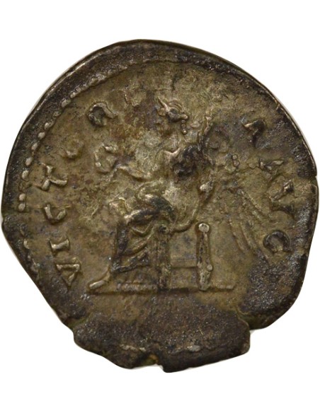 Rome Empire Hadrien Victoria assise 1 denier Argent 134 R Rome