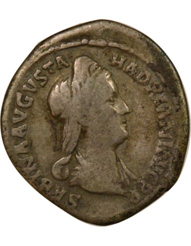 Rome Empire Sabine Concordia assise 1 denier Argent 129 R Rome