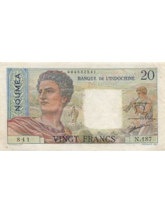 Nle Calédonie 20 francs 1963