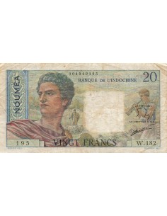 Nle Calédonie 20 francs 1963