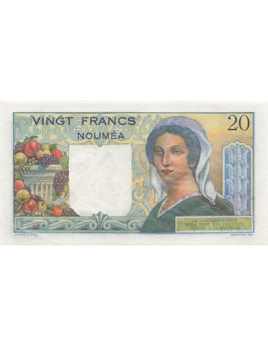 Nle Calédonie 20 francs 1963