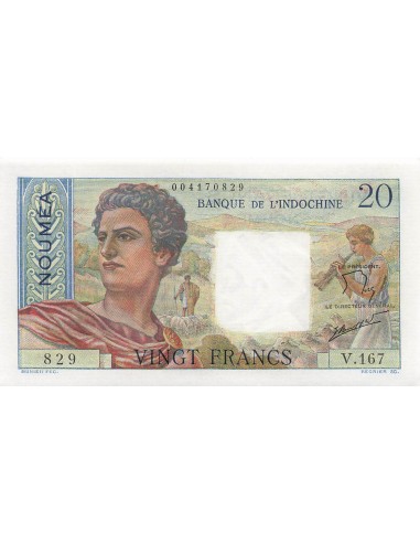Nle Calédonie 20 francs 1963