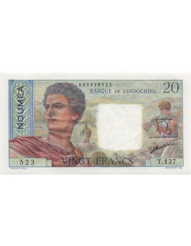 Nle Calédonie 20 francs 1963