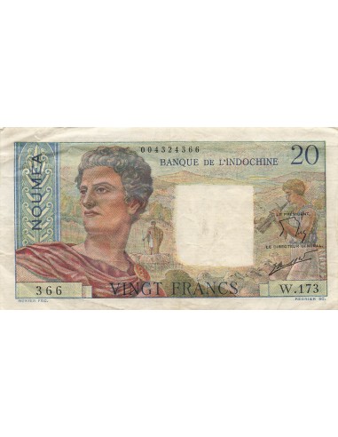 Nle Calédonie 20 francs 1963