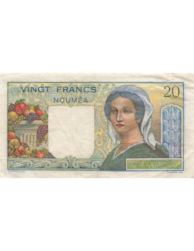 Nle Calédonie 20 francs 1963