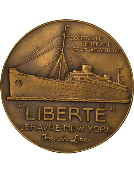 Cie Gén. Transatlantique 1 jeton Bronze A Paris