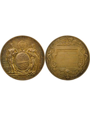 Cie Générale Transatlantique 1 jeton Vermeil 1928 A Paris