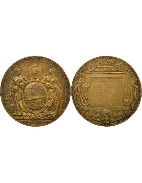 Cie Générale Transatlantique 1 jeton Vermeil 1928 A Paris