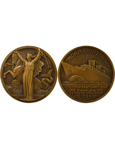 Cie Générale Transatlantique 1 jeton Bronze A Paris