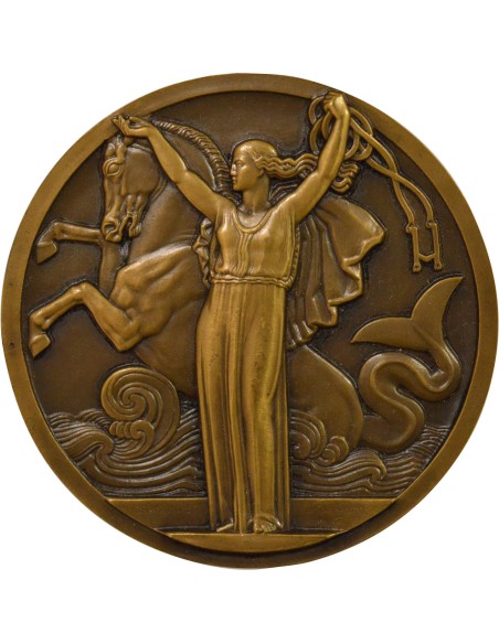 Cie Générale Transatlantique 1 jeton Bronze A Paris