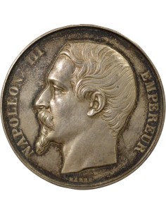 Napoléon III Récompense 1 jeton Argent 1845-1860 A Paris 2