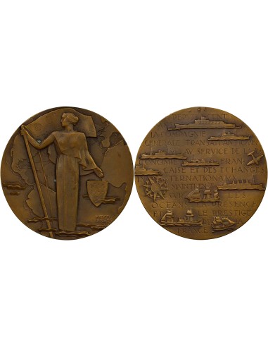 Centenaire 1 jeton Bronze 1955