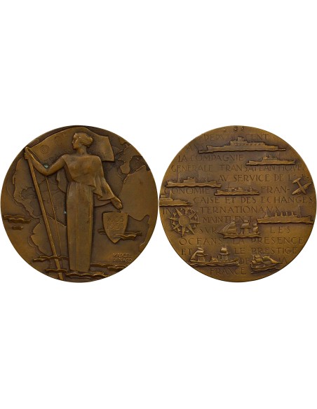 Centenaire 1 jeton Bronze 1955