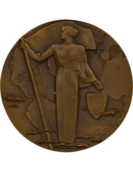 Centenaire 1 jeton Bronze 1955