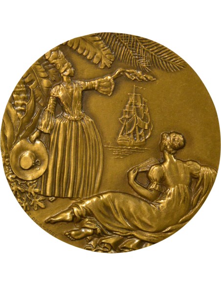 Cie Gén. Transatlantique 1 jeton Bronze 1952 A Paris