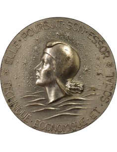 Compagnie Générale Transatlantique 1 jeton Argent 1962 A Paris 2