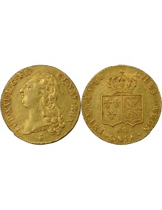 Louis XVI A la Tête nue 1 double louis d'or Or 1788 AA Metz