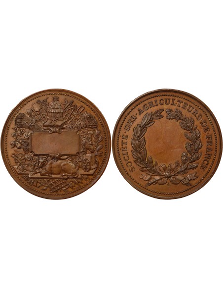 Société des Agriculteurs de France 1 jeton Cuivre XXe Siècle A Paris