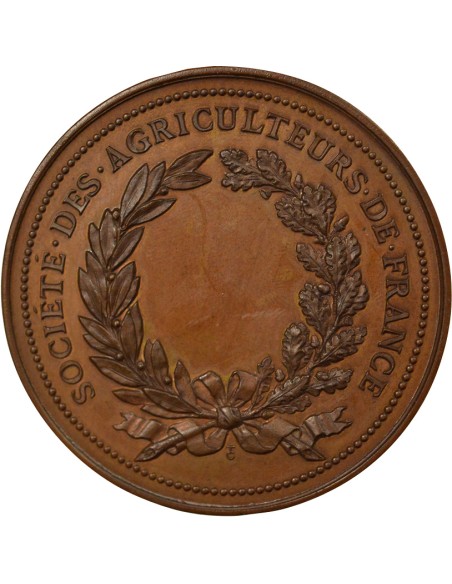 Société des Agriculteurs de France 1 jeton Cuivre XXe Siècle A Paris