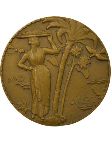 Cie Gén. Transatlantique 1 jeton Bronze 1950 A Paris