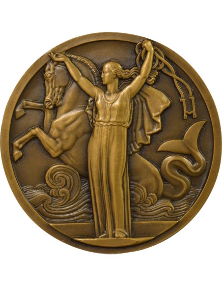 Cie Générale Transatlantique 1 jeton Bronze A Paris