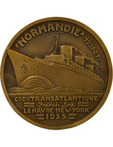 Cie Générale Transatlantique 1 jeton Bronze A Paris