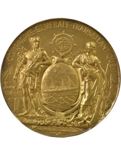 Cie Générale Transatlantique - Vermeil Medal 2